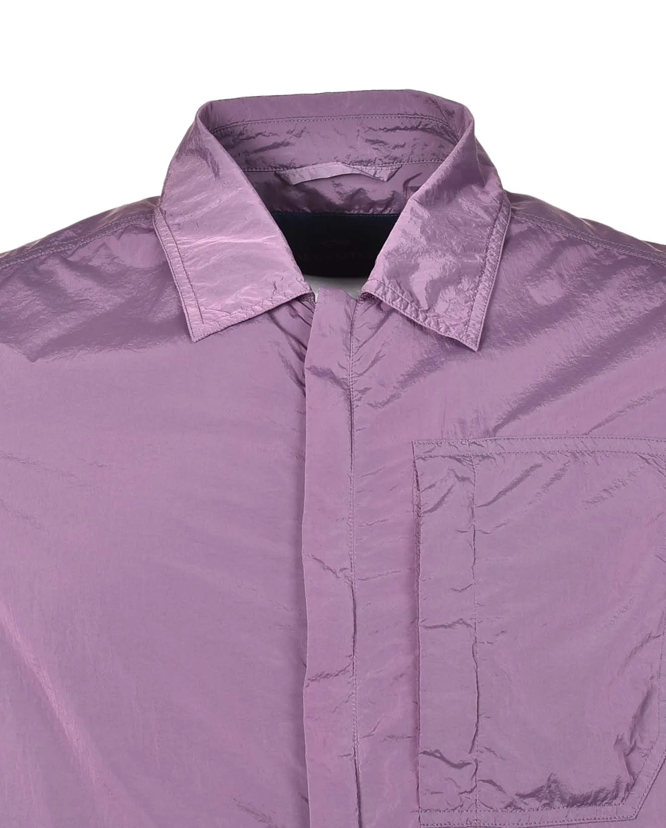 Lightweight Econyl Overshirt Purple