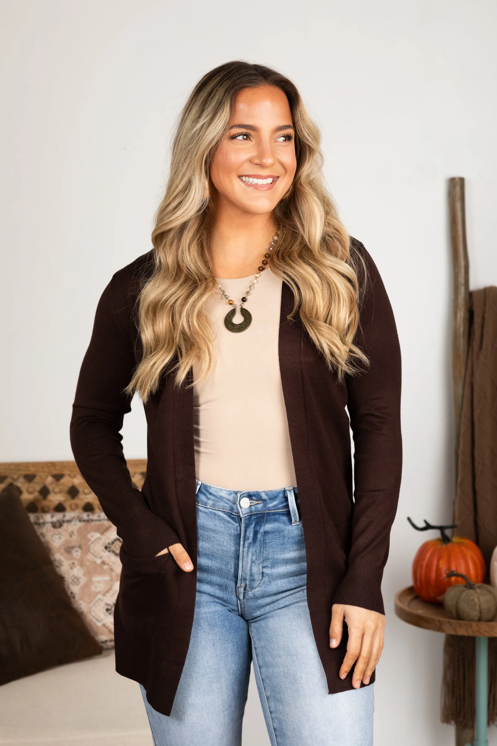 Lightweight Mid Length Cardigan