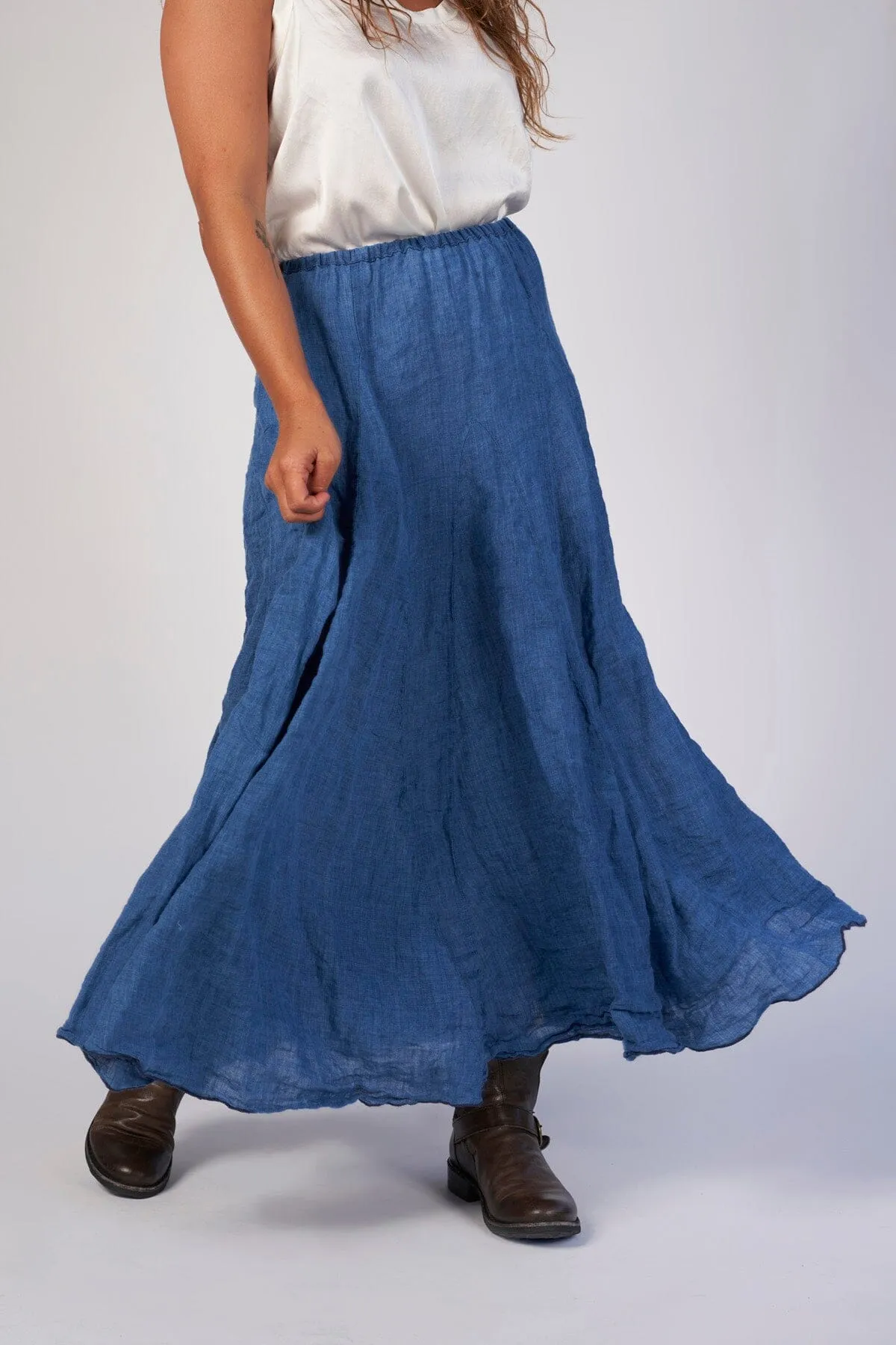 Lily - Lightweight Indigo Linen