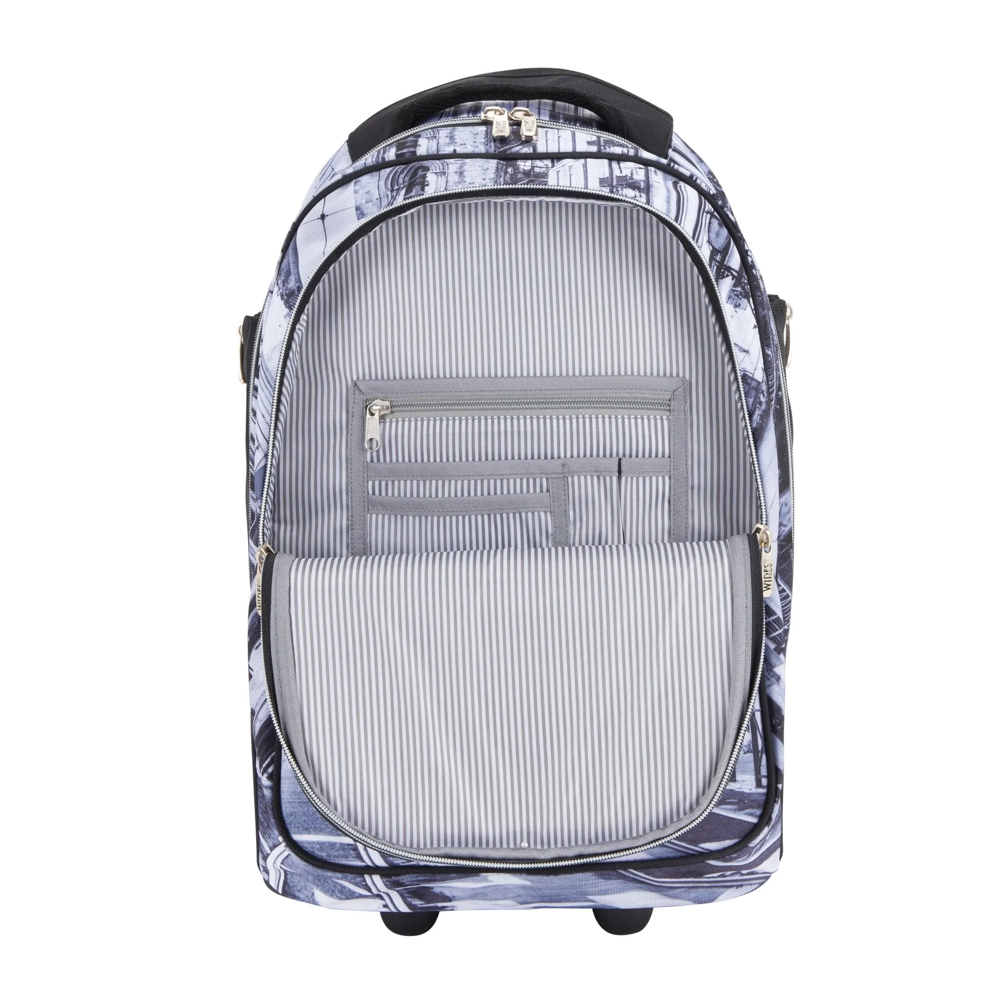 Mini Wheel School Bags Trolly Set of 3pcs Bunny Blue