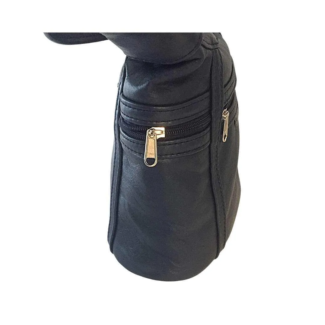 Mirelle Genuine Leather Two Compartment Shoulder Handbag