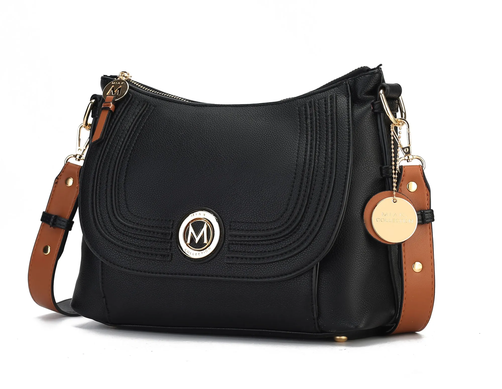 MKF Collection Maggie vegan leather Crossbody Shoulder bag by Mia K