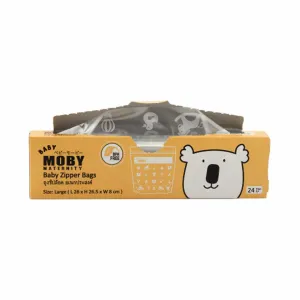Moby Zipper Bags 24pcs