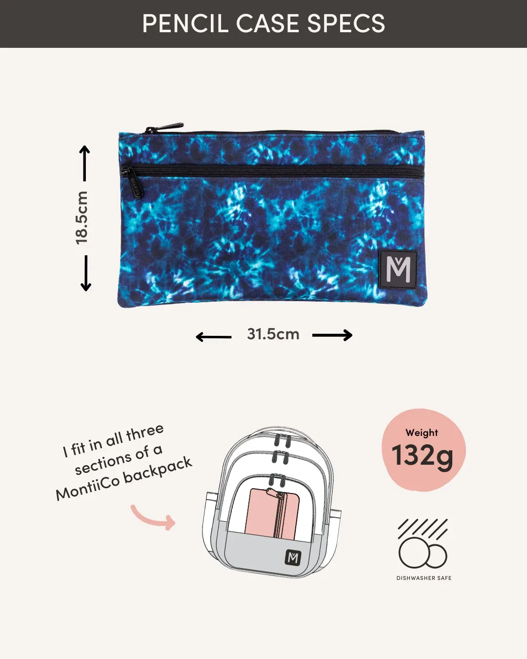 MontiiCo Pencil Case - Confetti