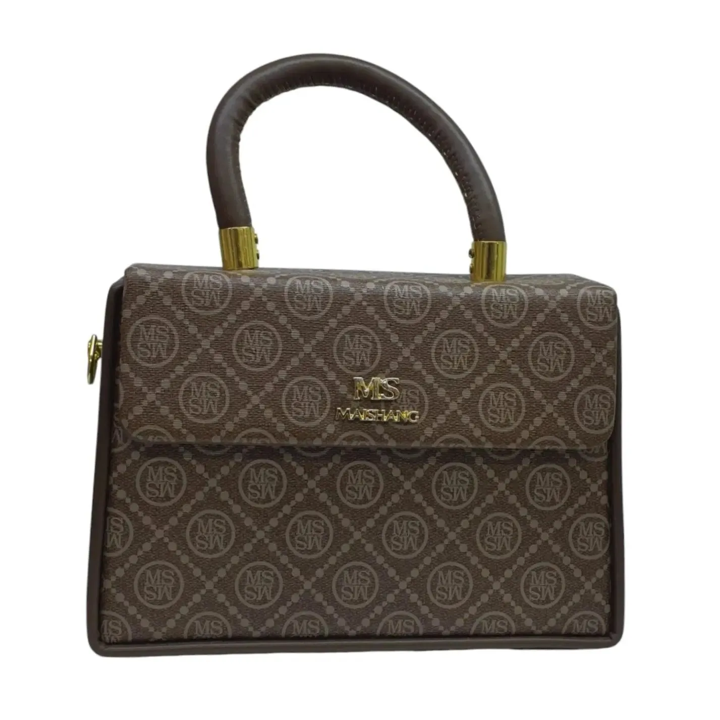MS Women's Monogram Handbag with Top Handle
