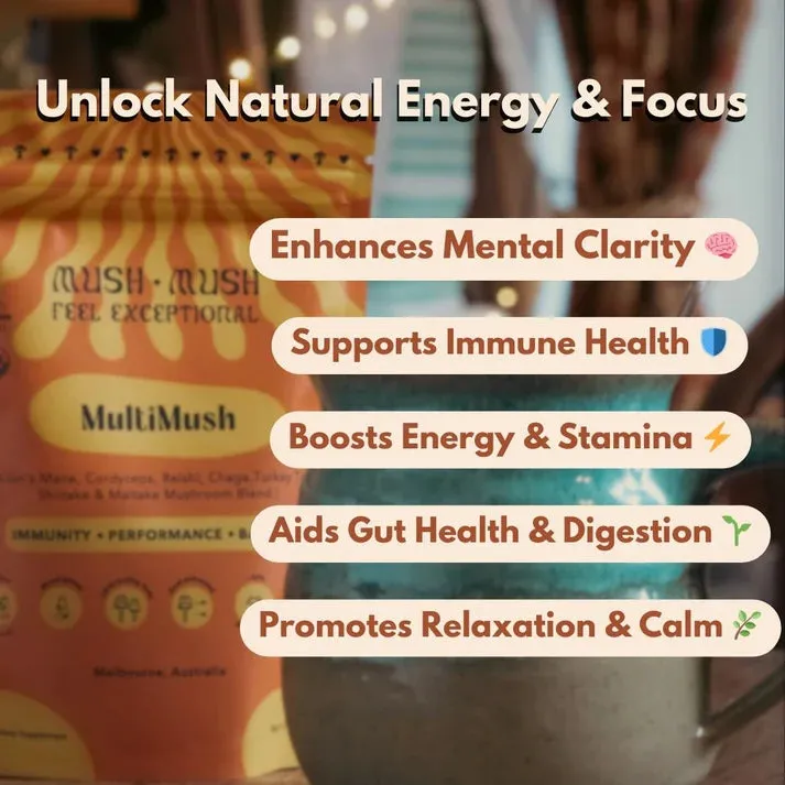 Multi Mush – Organic 7 Essentials Mushrooms