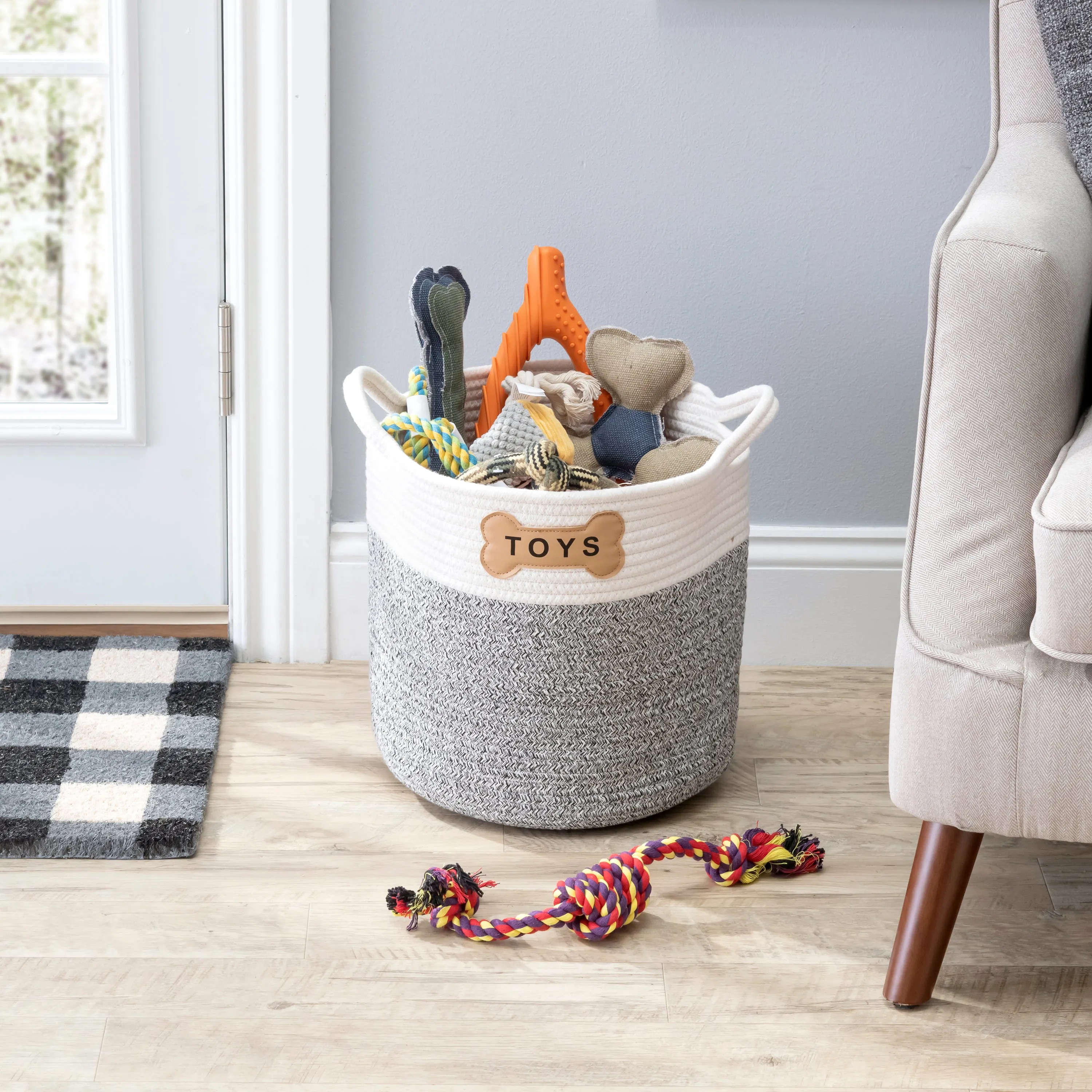 NAPLES PET TOY BASKET