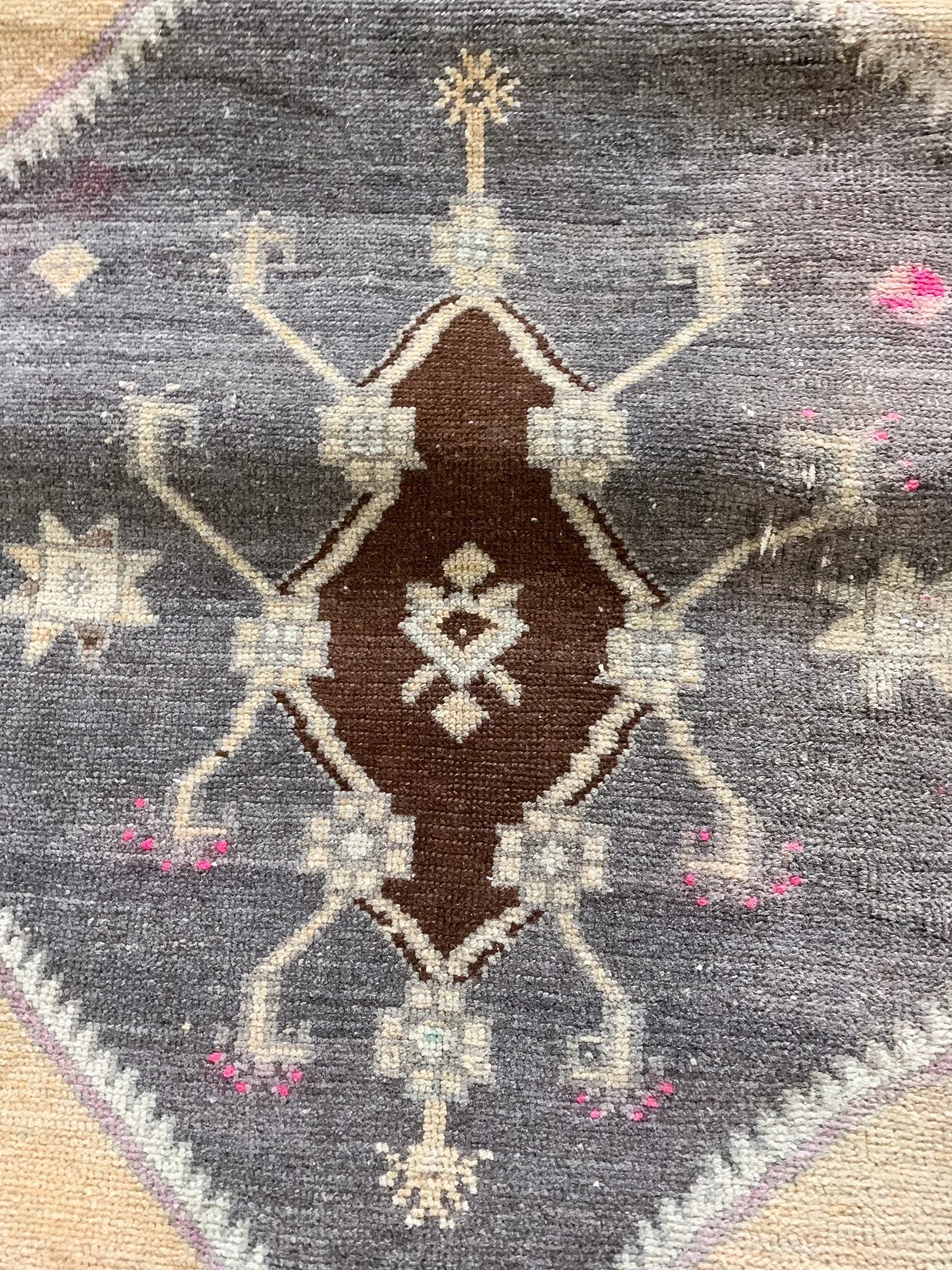 No. R1093 - 2.8' x 12.8' Vintage Turkish Runner Rug