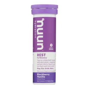 Nuun Blackberry Vanilla Hydration Drink Tabs (Pack of 8 - 10 Tabs)