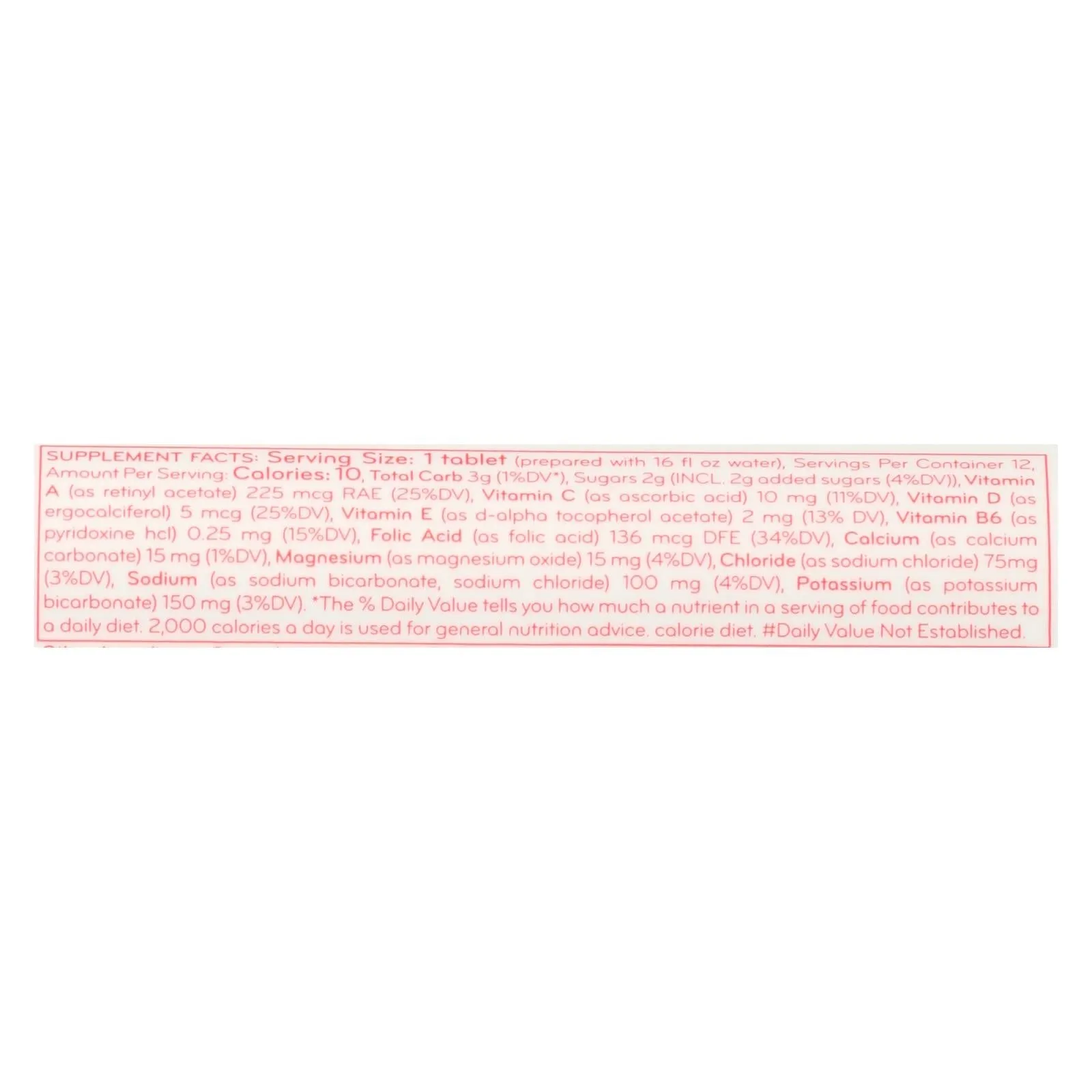 Nuun Hydration Electrolyte Drink Tablets - Strawberry Melon (Pack of 8)