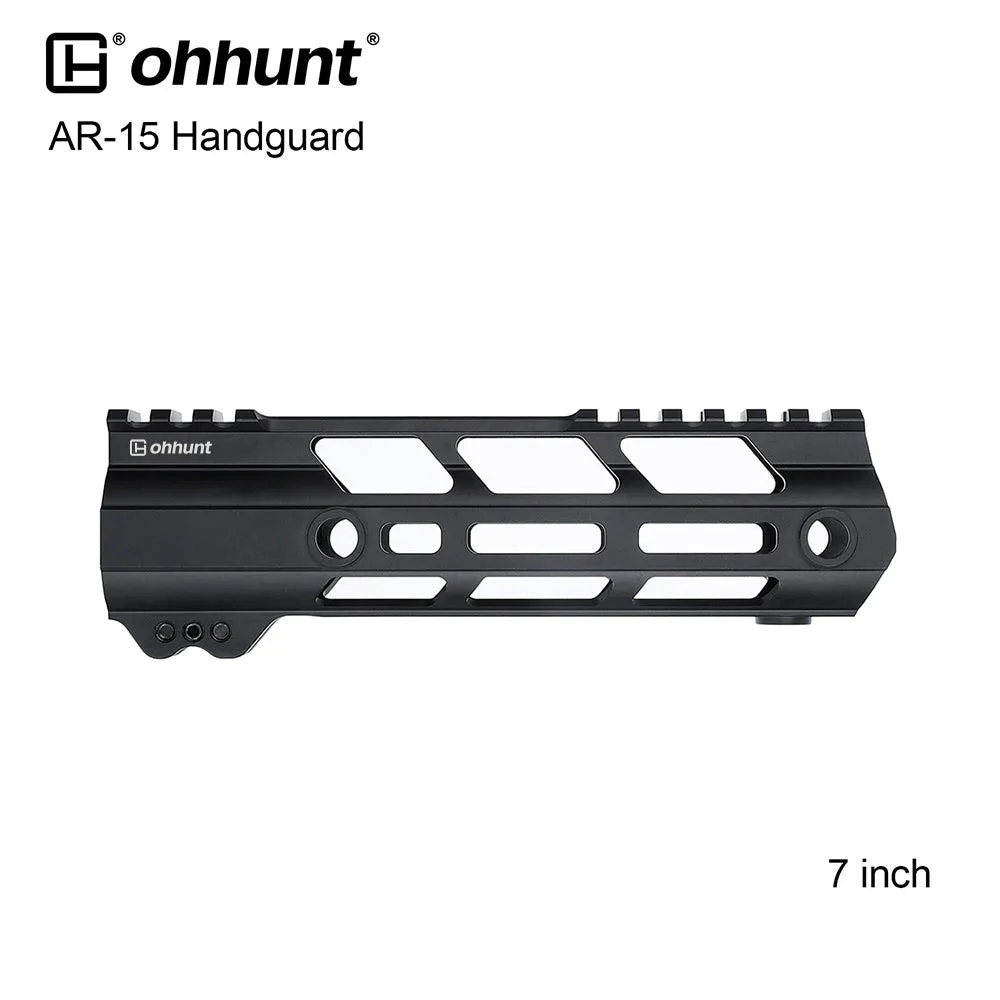 ohhunt® Gen2 AR-15 Lightweight Free Float M-LOK Handguard 7" 10" 12" 13.5" 15"