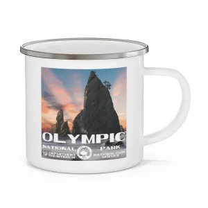 Olympic National Park Enamel Camping Mug