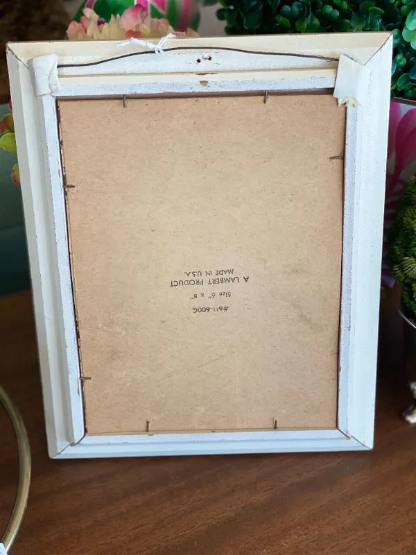Pair Vintage Colonial framed Prints