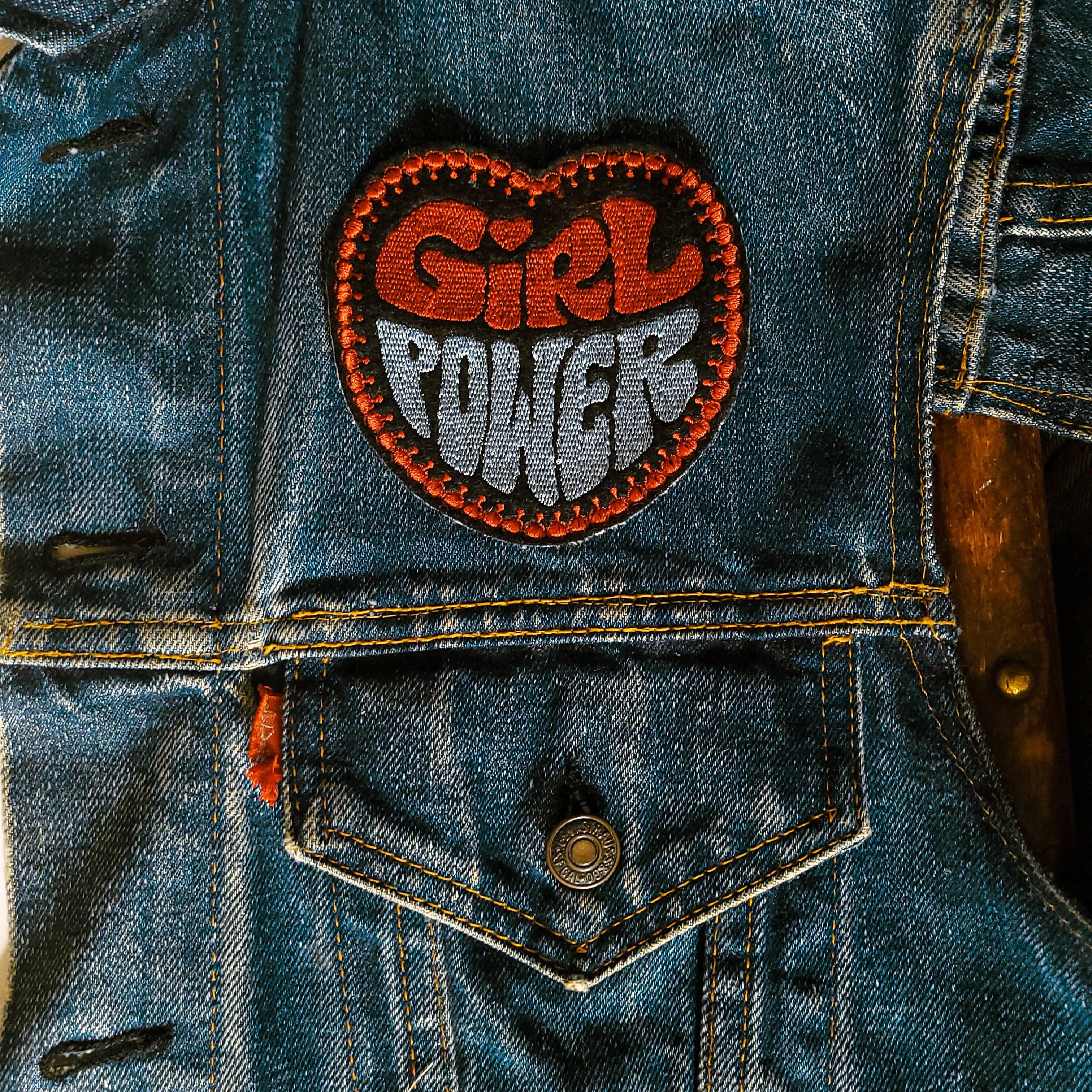 Patch brodé "Girl power"