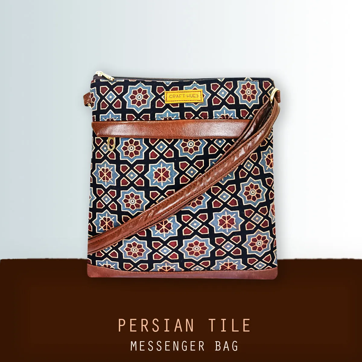 Persian Tile Messenger Bag