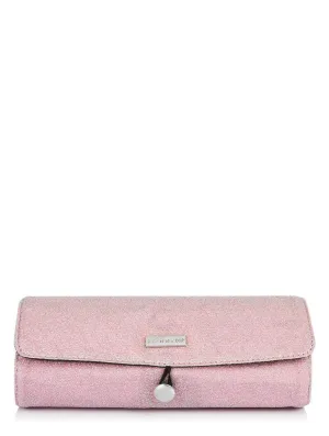 Pink Lurex Makeup Roll