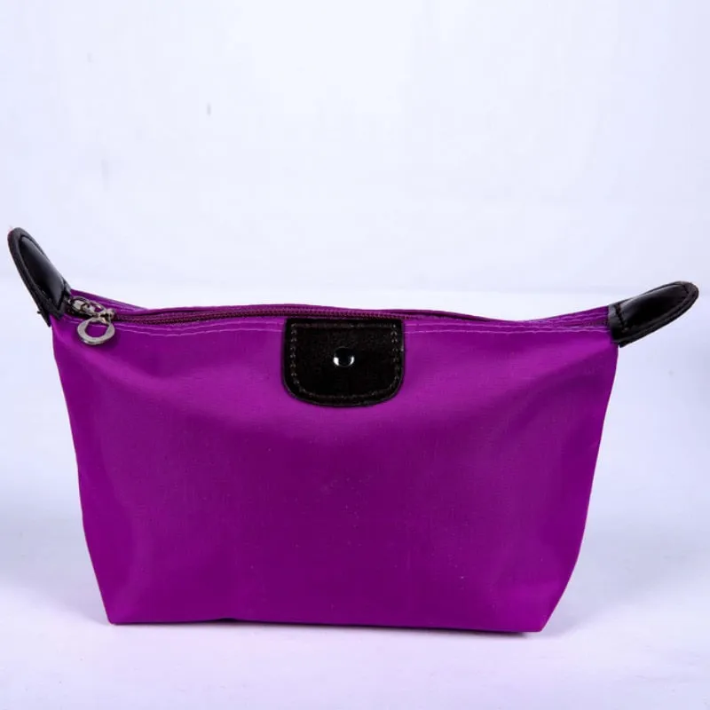 Portable Cosmetic Bag For Women Colorful Waterproof New Travel Dumpling Storage Bags Mini Cute Toiletry Makeup Tote Bags Purses