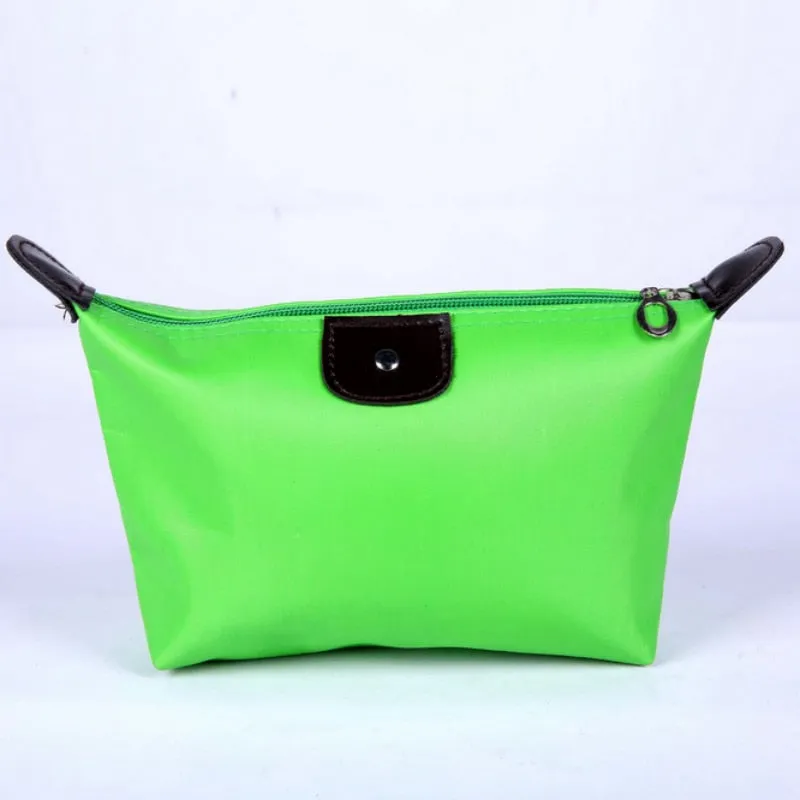 Portable Cosmetic Bag For Women Colorful Waterproof New Travel Dumpling Storage Bags Mini Cute Toiletry Makeup Tote Bags Purses