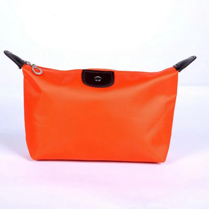 Portable Cosmetic Bag For Women Colorful Waterproof New Travel Dumpling Storage Bags Mini Cute Toiletry Makeup Tote Bags Purses