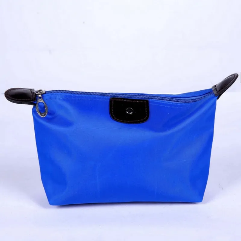 Portable Cosmetic Bag For Women Colorful Waterproof New Travel Dumpling Storage Bags Mini Cute Toiletry Makeup Tote Bags Purses