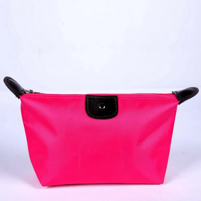 Portable Cosmetic Bag For Women Colorful Waterproof New Travel Dumpling Storage Bags Mini Cute Toiletry Makeup Tote Bags Purses