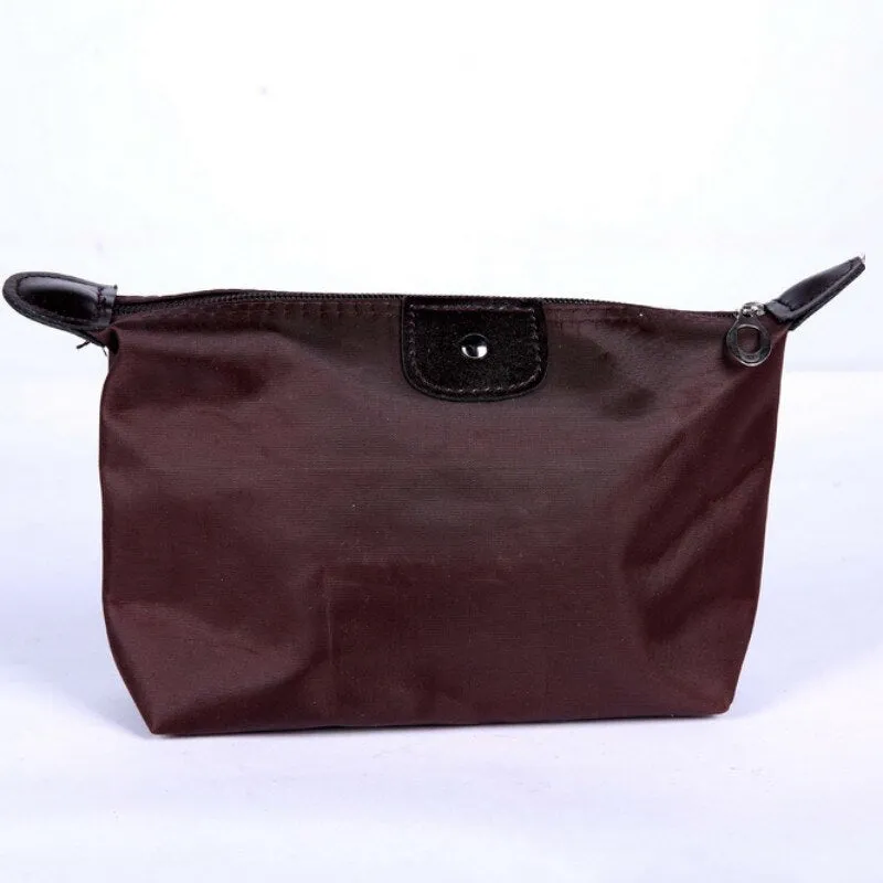 Portable Cosmetic Bag For Women Colorful Waterproof New Travel Dumpling Storage Bags Mini Cute Toiletry Makeup Tote Bags Purses