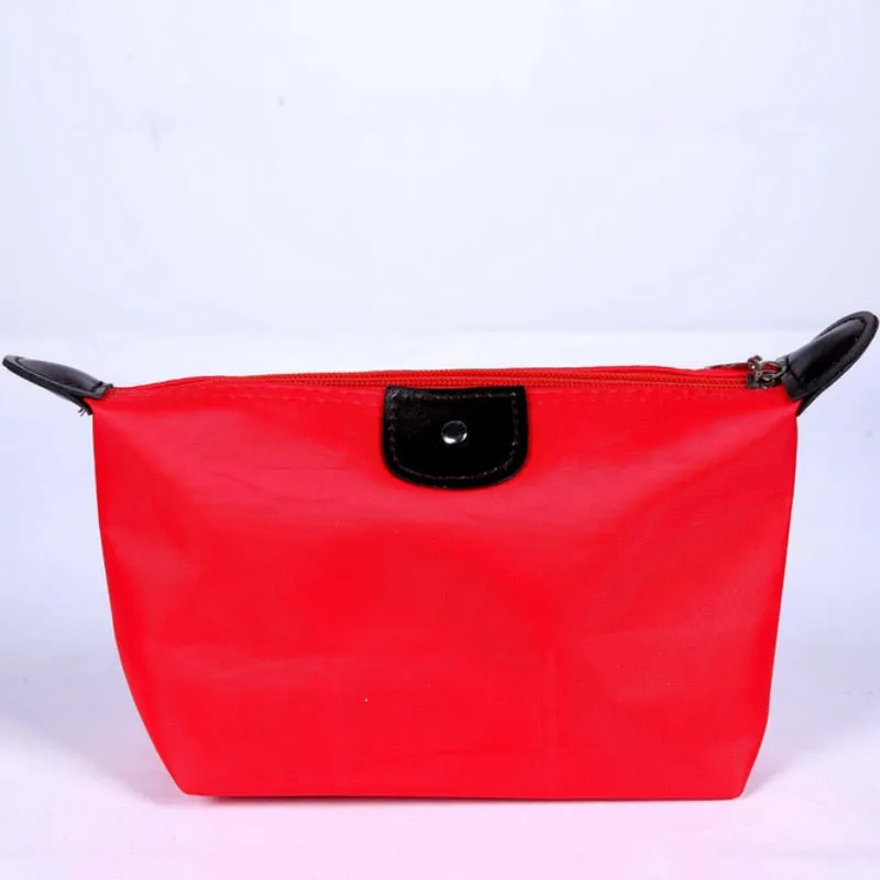 Portable Cosmetic Bag For Women Colorful Waterproof New Travel Dumpling Storage Bags Mini Cute Toiletry Makeup Tote Bags Purses