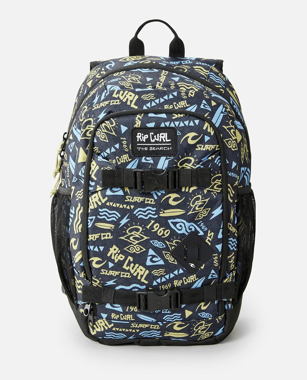 Posse Mid Backpack in Black & Yellow