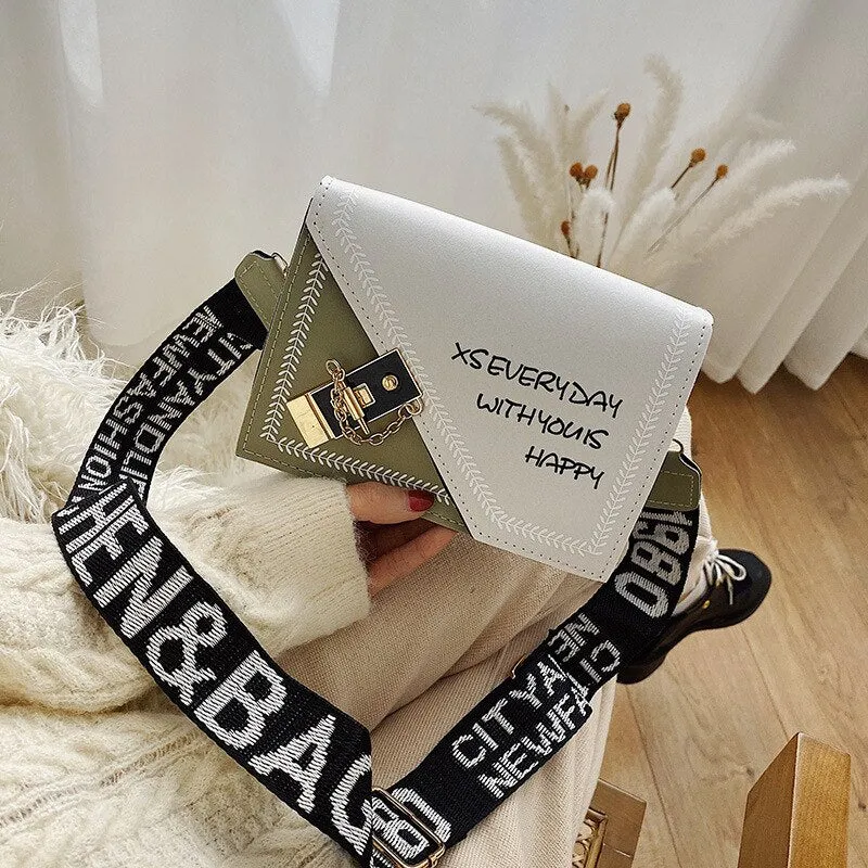 PU Leather Crossbody Bags For Women 2021 сумки для женщин Fashion Simple Shoulder Messenger Bag sac femme CrossBody Bag bolsos