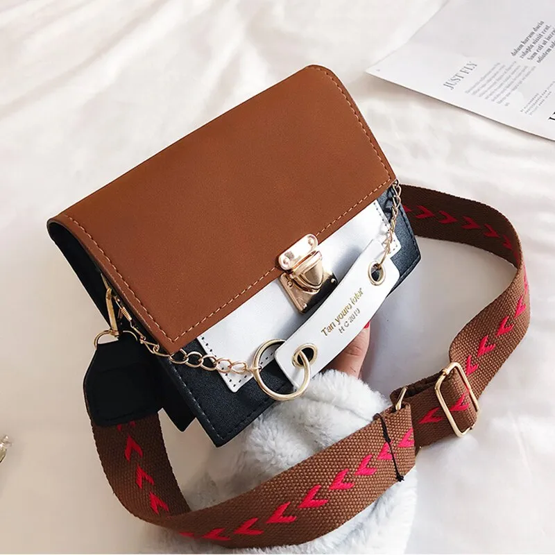 PU Leather Crossbody Bags For Women 2021 сумки для женщин Fashion Simple Shoulder Messenger Bag sac femme CrossBody Bag bolsos
