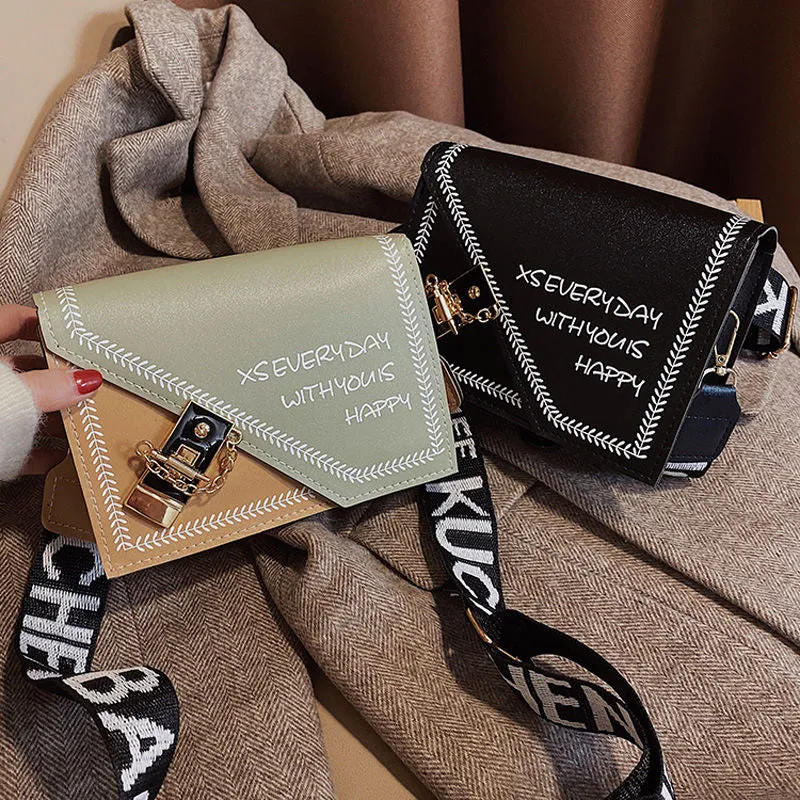 PU Leather Crossbody Bags For Women 2021 сумки для женщин Fashion Simple Shoulder Messenger Bag sac femme CrossBody Bag bolsos