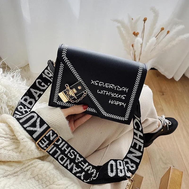 PU Leather Crossbody Bags For Women 2021 сумки для женщин Fashion Simple Shoulder Messenger Bag sac femme CrossBody Bag bolsos