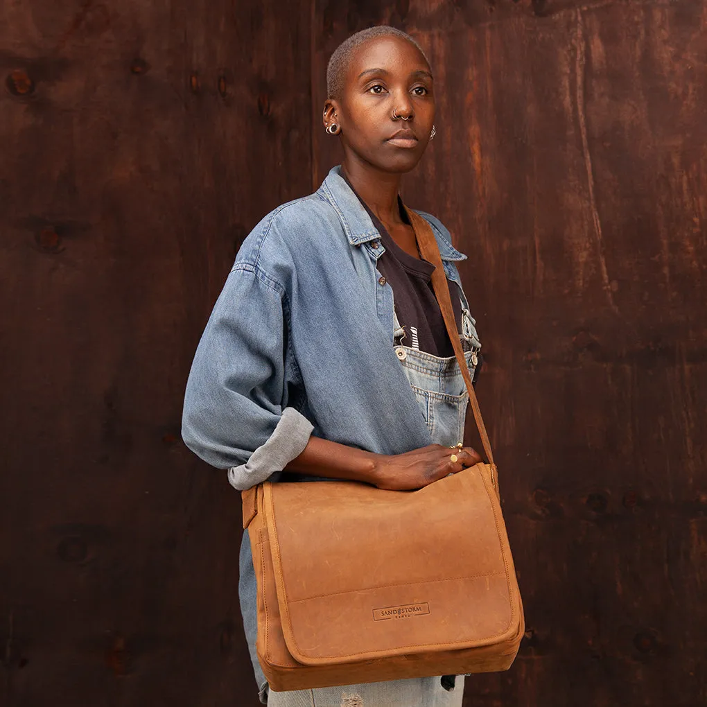 Pull-up Leather Jeremiah Messenger