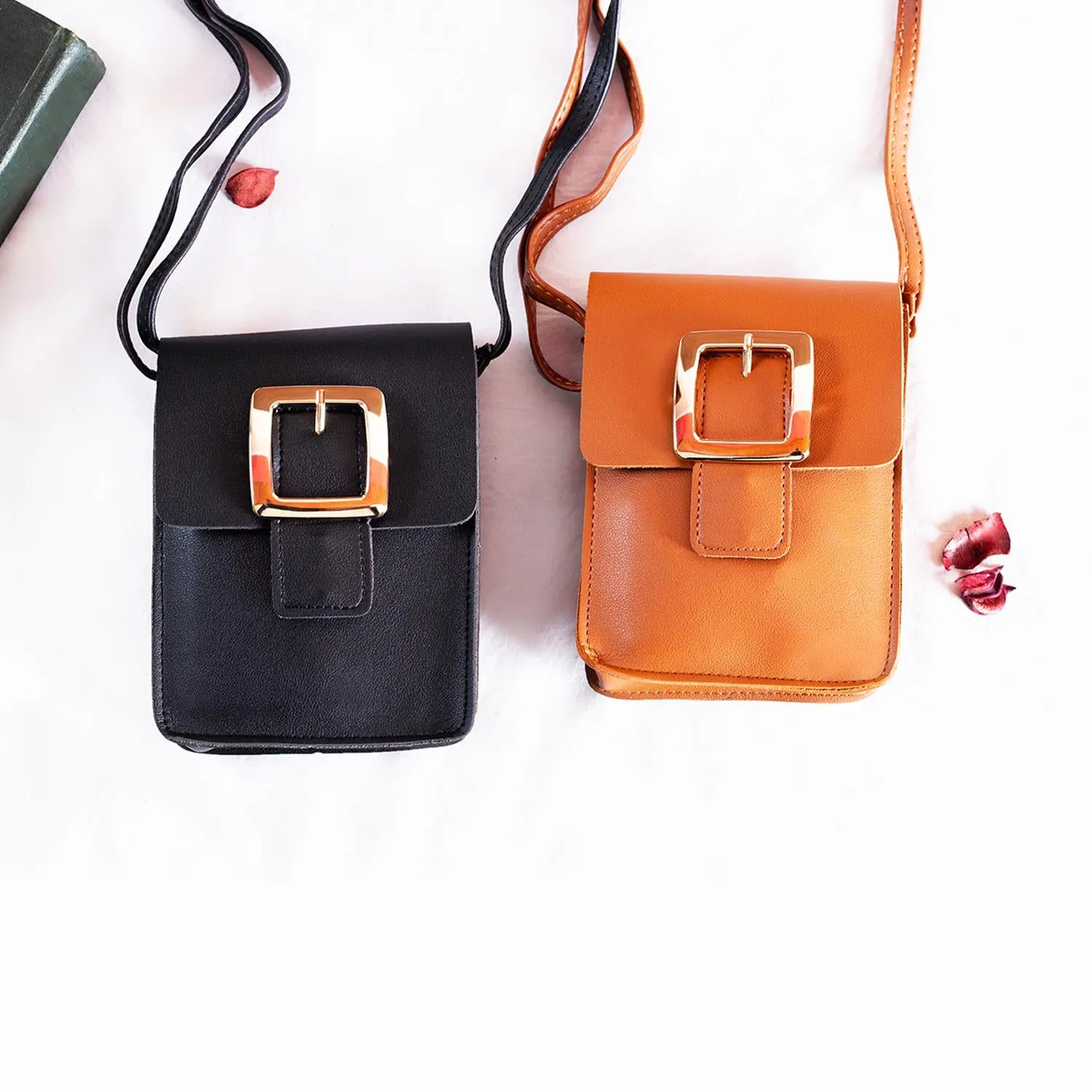 Rangoon Buckle Flip Bag Brown