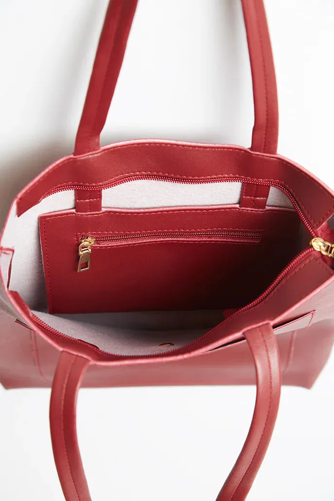 Rusty Red Tote Bag