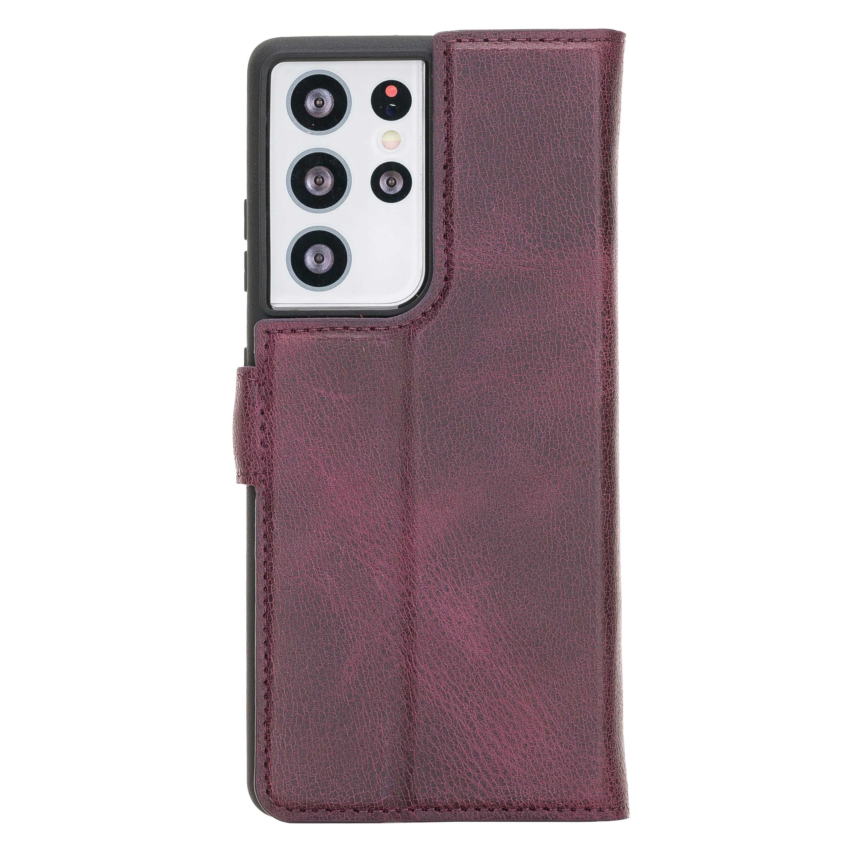 Samsung Galaxy S21 Ultra Magnetic Detachable Leather Wallet Case
