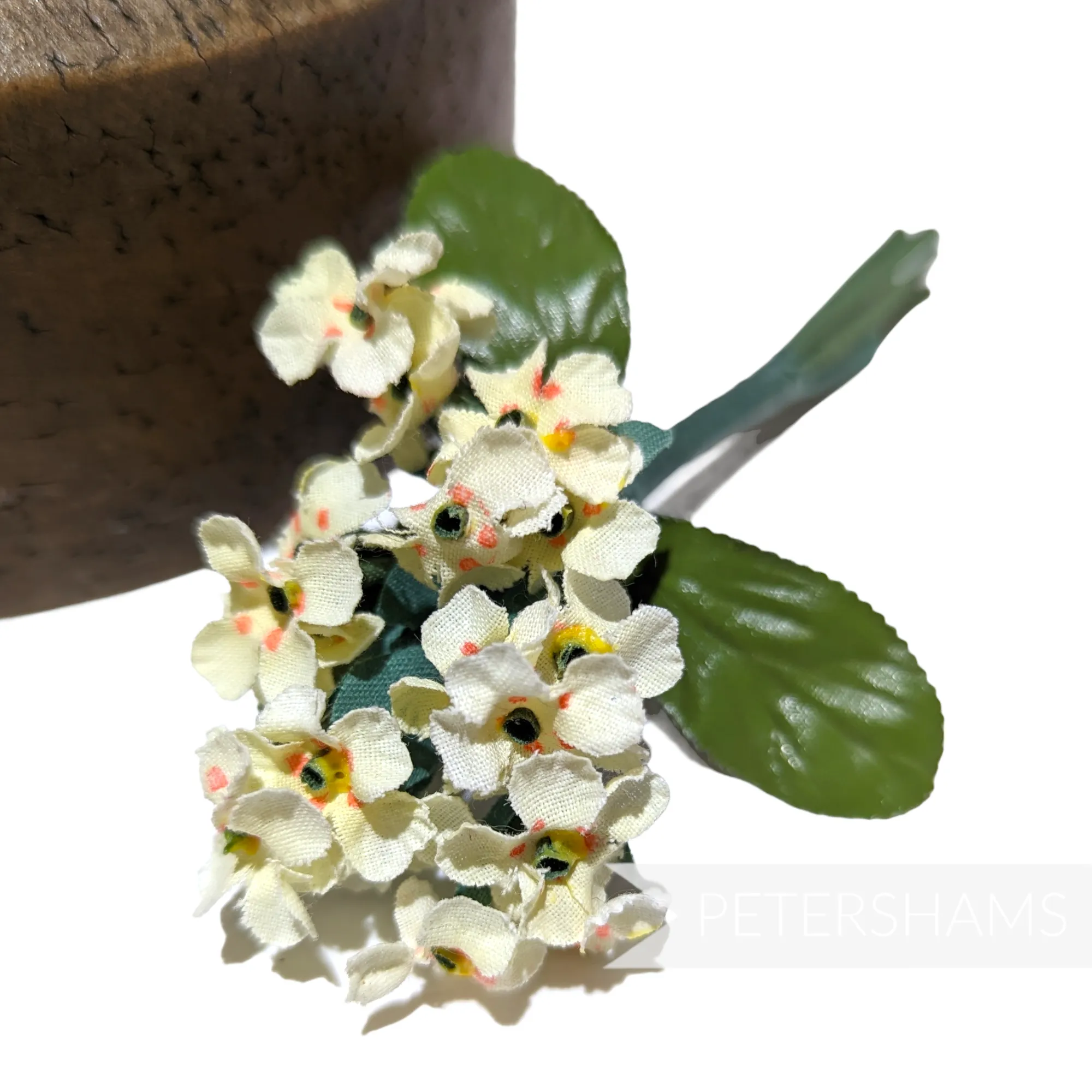 'Sandra' Vintage 1960's Korean Primrose Flower Hat Mount