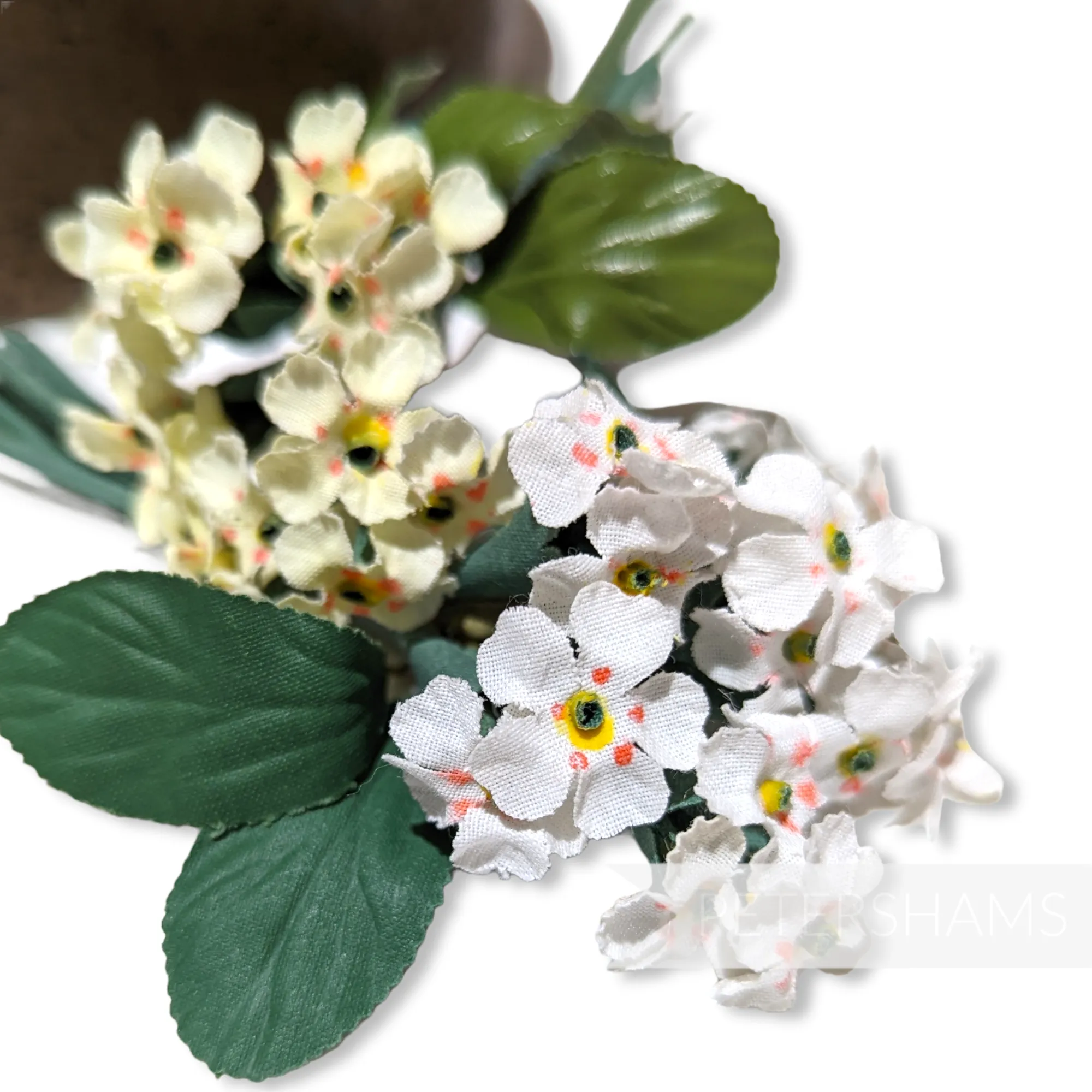 'Sandra' Vintage 1960's Korean Primrose Flower Hat Mount