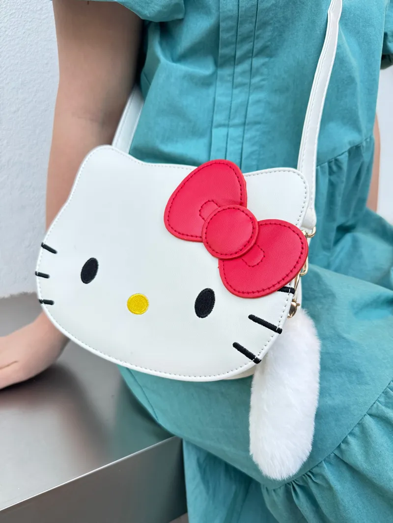 Sanrio Leather Crossbody Handbag Faux PU Leather Cosplay Crossbody Handbag