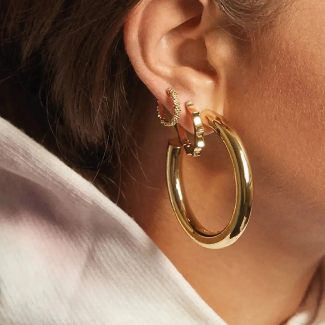 Scarlett Hoop Earrings Gold or Silver
