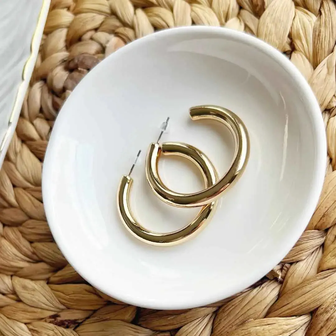 Scarlett Hoop Earrings Gold or Silver