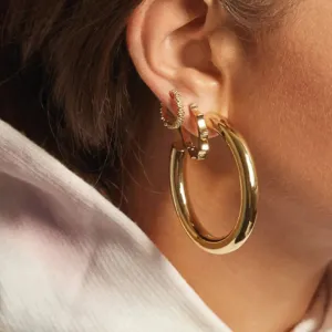 Scarlett Hoop Earrings Gold or Silver