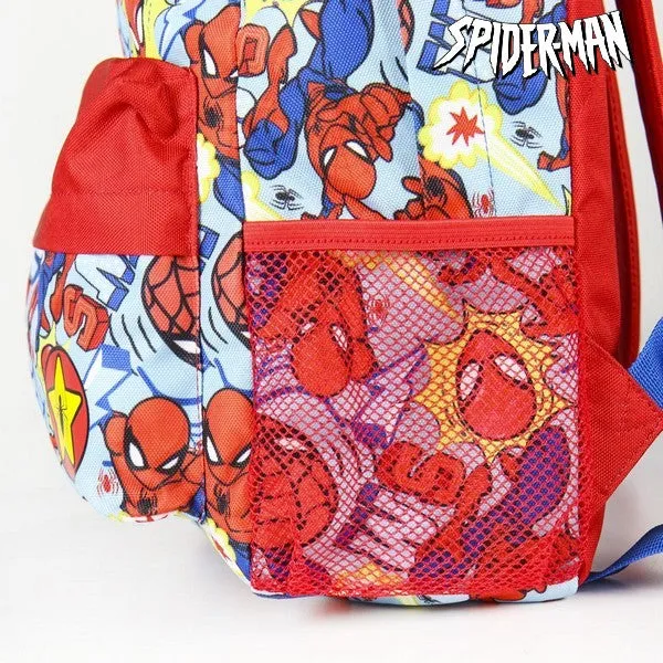 School Bag Spiderman Red Blue