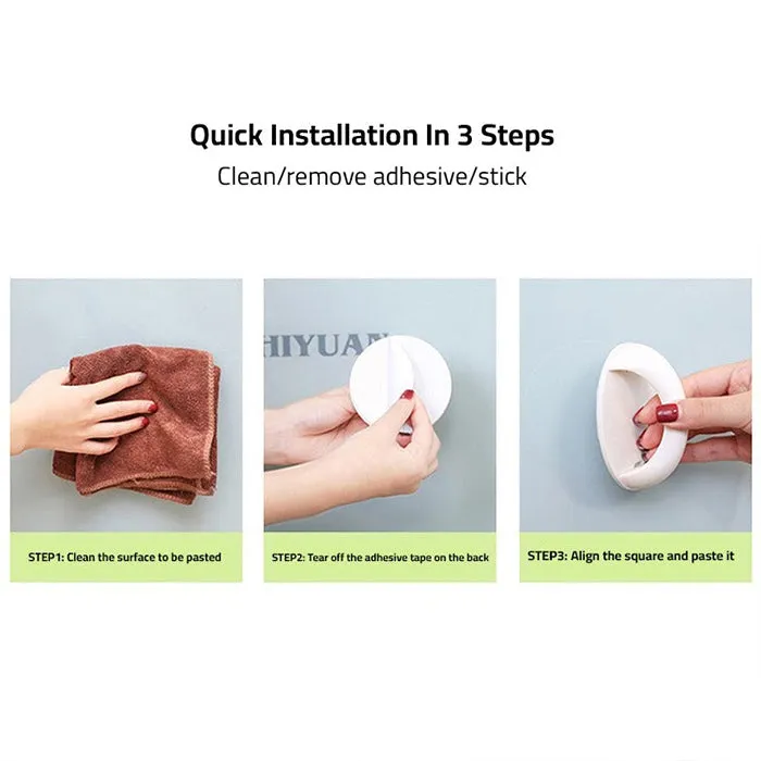Self Adhesive Multi- functional Door Handle
