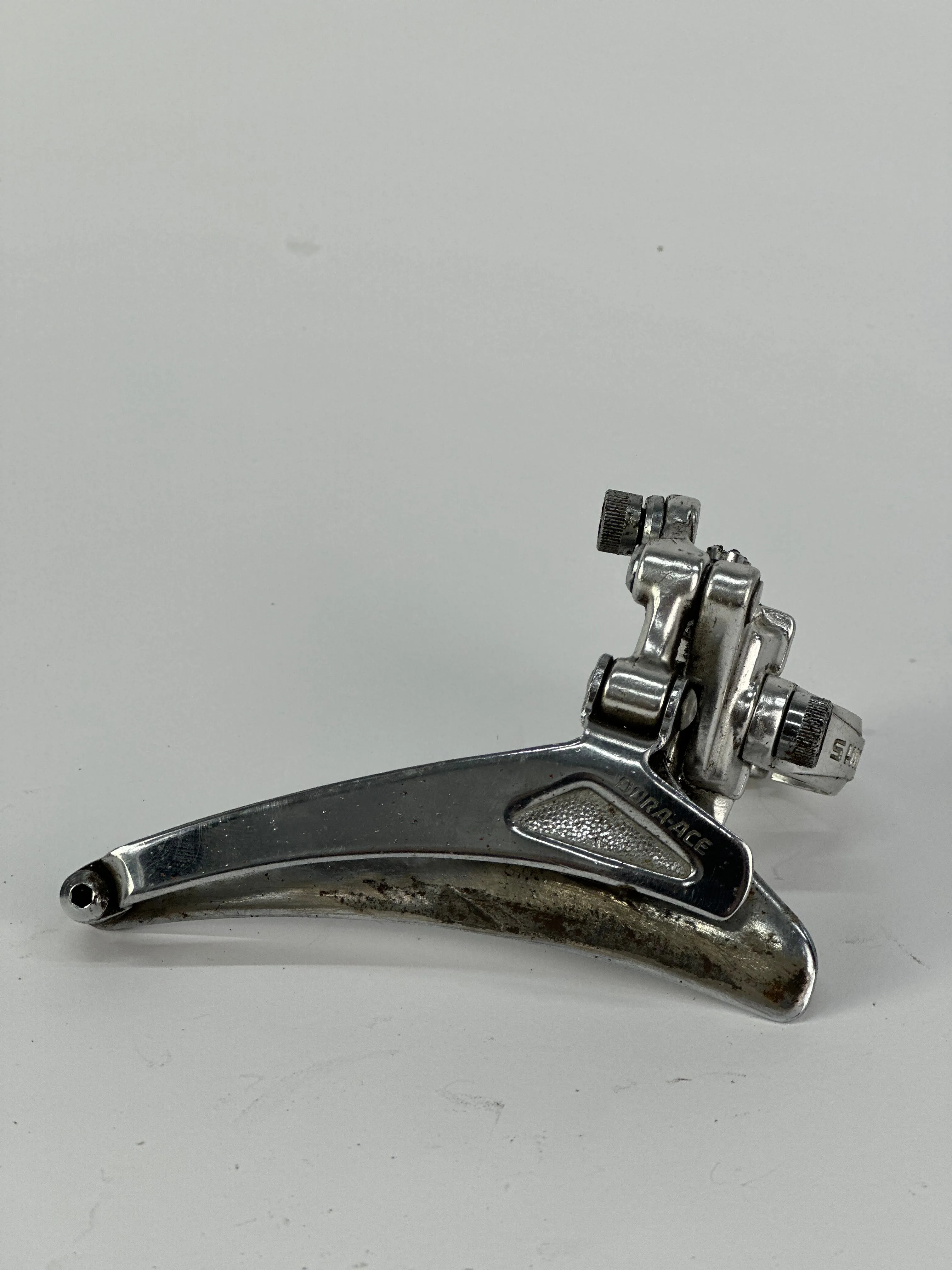 Shimano Dura Ace front derailleur double clamp-on