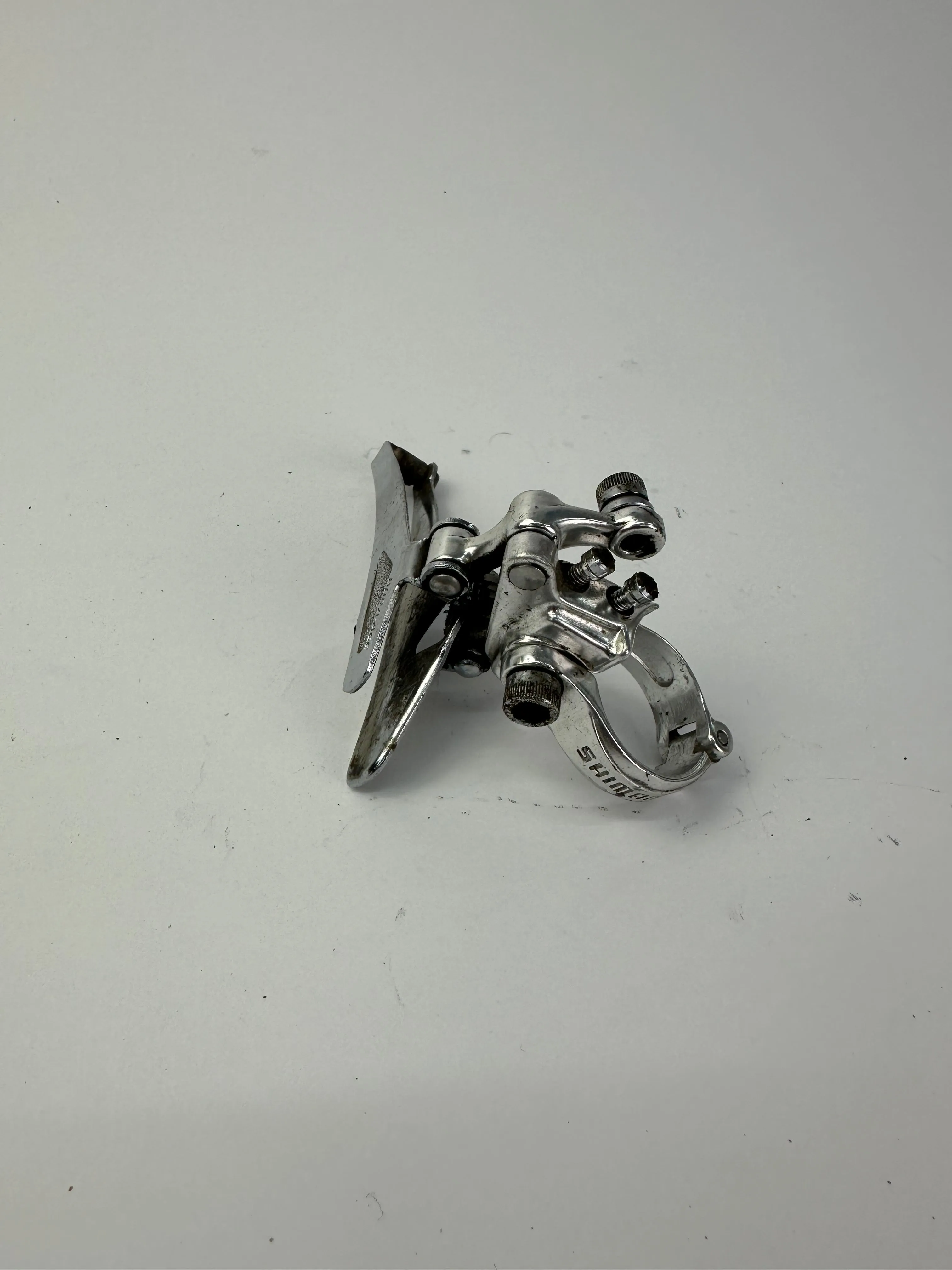 Shimano Dura Ace front derailleur double clamp-on