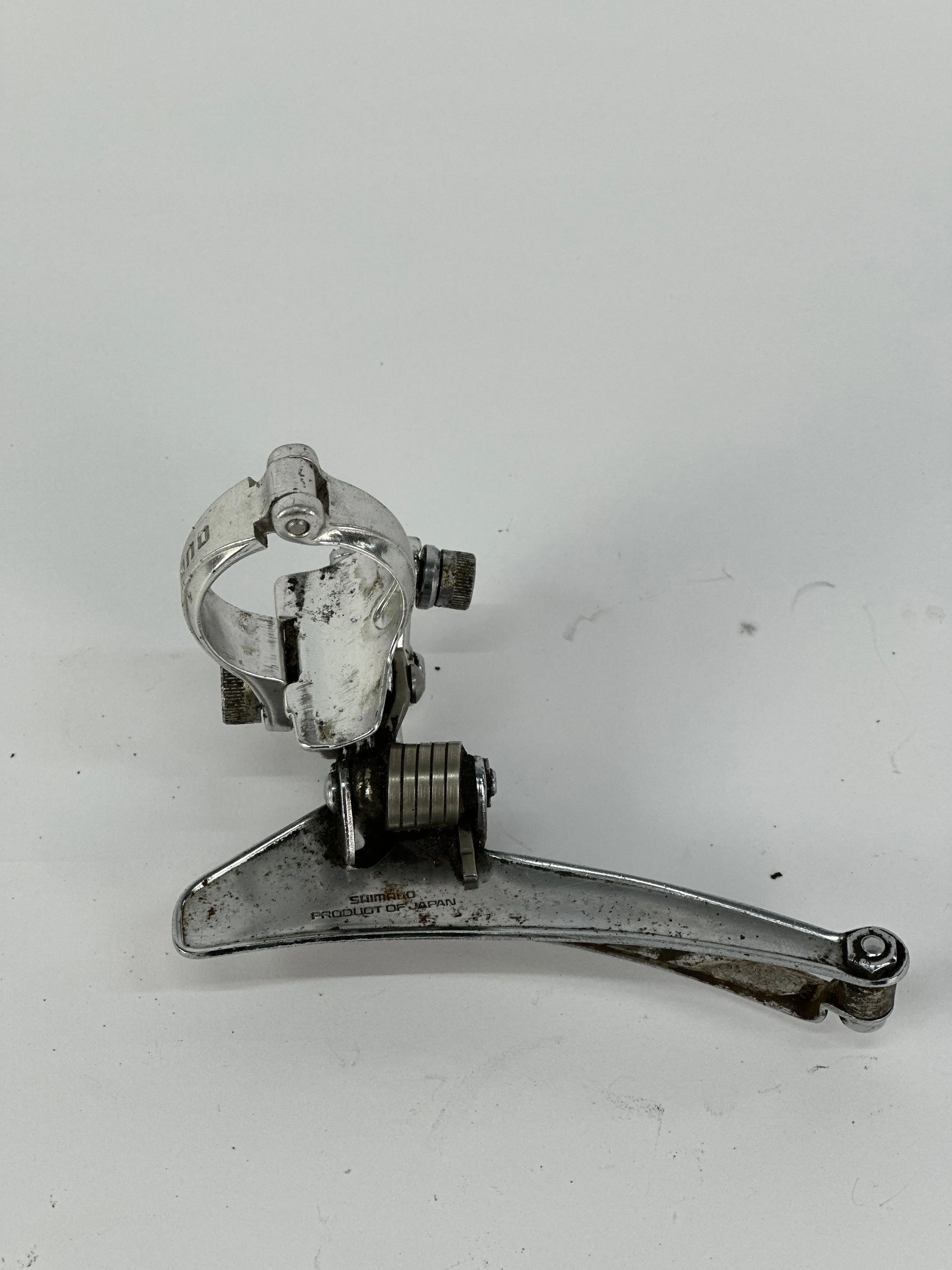Shimano Dura Ace front derailleur double clamp-on