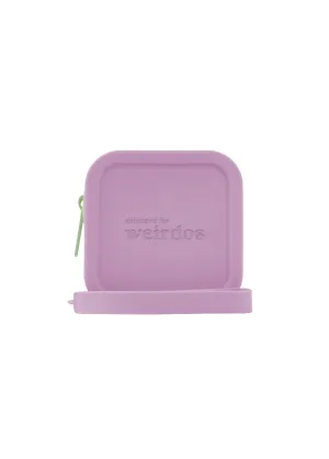 Silicone Zip Pouch - Green Zipper