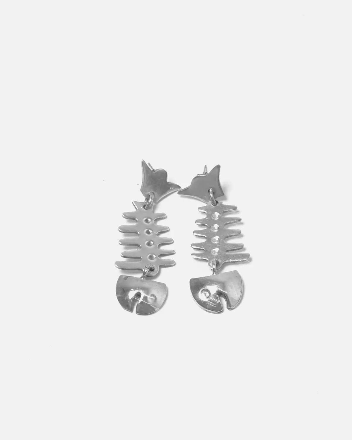 Silver Fish Earrings