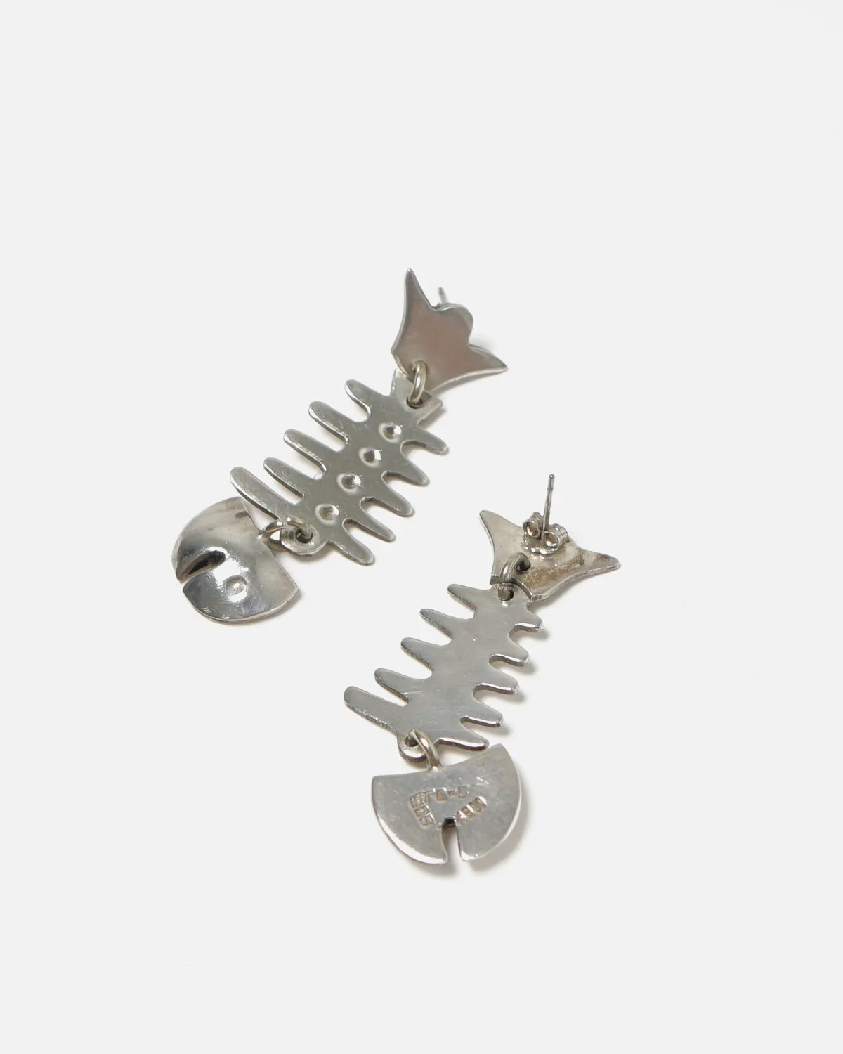 Silver Fish Earrings